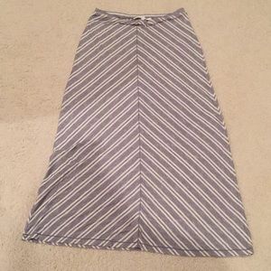 Jersey cotton material maxi skirt